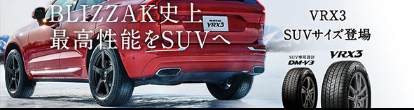 街乗りSUVにはVRX3、レジャー・山道SUVにはDM-V3を選択するのがおすすめ