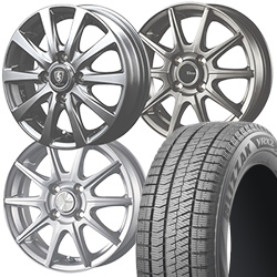 ブリヂストン VRX3 155/65R14 + おまかせホイール