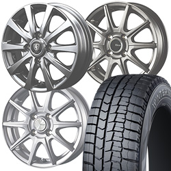 ダンロップ WM02 185/65R15 + おまかせホイール