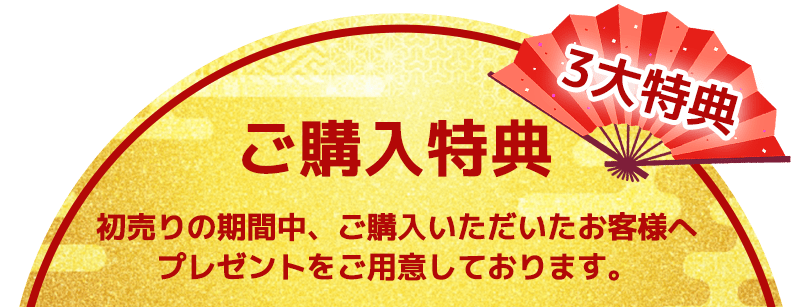 2025年の初売り3大特典