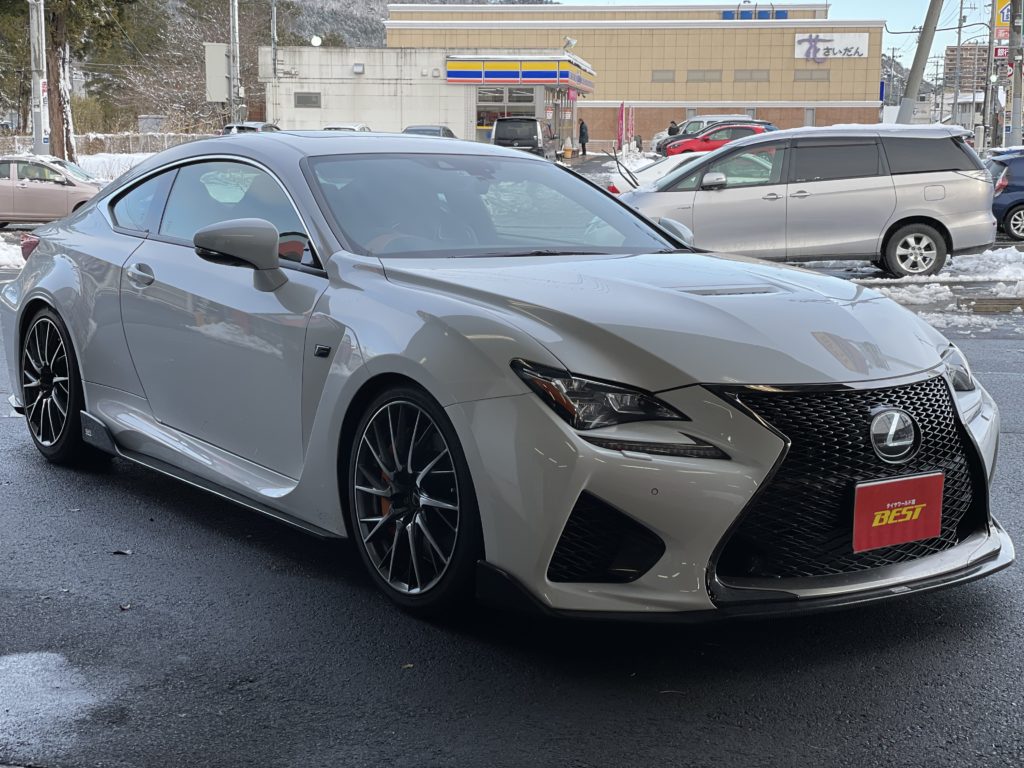 栗生店 レクサス Rc Fにリアウィング取付 タイヤワールド館best 店舗blog