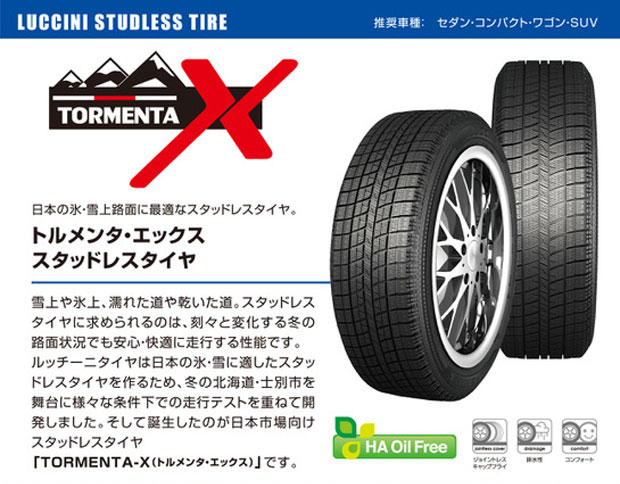 スタッドレスタイヤ・トルメンタX Proの説明1