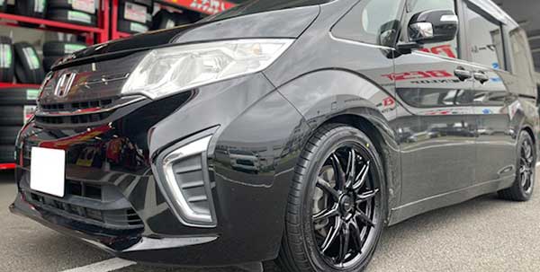 ステップワゴンスパーダのインチアップサイズは?