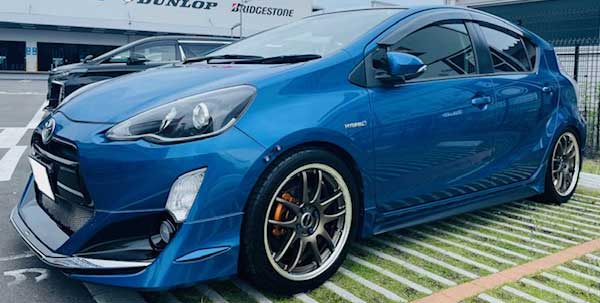 【トヨタ】アクアの純正タイヤサイズ＆ホイールサイズ早見表