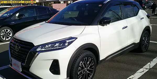 日産キックスの純正タイヤサイズ＆ホイールサイズ早見表