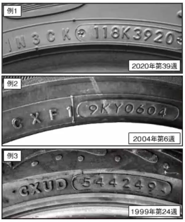 タイヤの製造年月日の見方|古いタイヤは危険?寿命と使用限界を解説 タイヤの製造年月日の見方|古いタイヤは危険?寿命と使用限界を解説