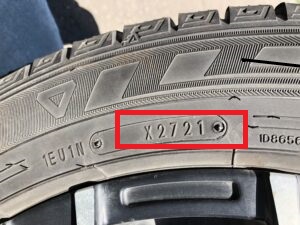 タイヤの製造年刻印