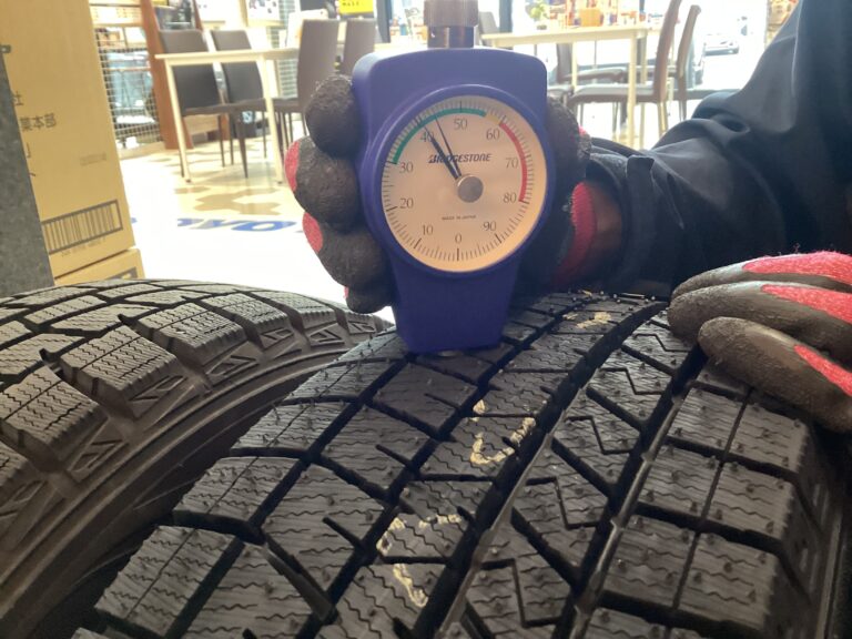 【2023年製 ダンロップ社スタッドレスタイヤ】を計測