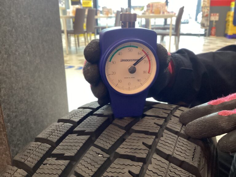 【2018年製 ダンロップ社スタッドレスタイヤ】を測定