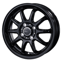 INTER MILANO(ベスト) AZ SPORTS エーゼットスポーツ グロスブラック 13インチ PCD100.0 4穴