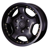 Weds(ウェッズ) NOVARIS ノヴァリス ブラック/ゴールドピアス 16インチ PCD139.7 6穴