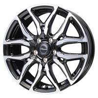 HOT STUFF(ホットスタッフ) Chronus クロノス ブラックポリッシュ 17インチ PCD100.0 5穴