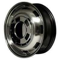 MID(マルカ) MID WHEELS メタリックグレーポリッシュ 14インチ PCD100.0 4穴