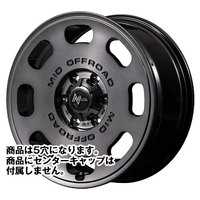 MID(マルカ) NITRO POWER ナイトロパワー グロススモークマシンドフェイス(GSM) 16インチ PCD139.7 5穴