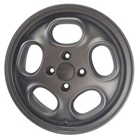 MLJ HYPERION ハイペリオン テクスチャーブラック 15インチ PCD100.0 4穴