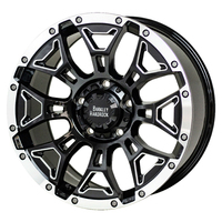 HOT STUFF(ホットスタッフ) BARKLEY HARDROCK バークレイ ハードロック ブラックサイドマシニング&リムポリッシュ 17インチ PCD114.3 5穴