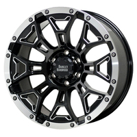 HOT STUFF(ホットスタッフ) BARKLEY HARDROCK バークレイ ハードロック ブラックサイドマシニング&リムポリッシュ 17インチ PCD139.7 6穴