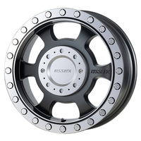 CRS ESSEX エセックス マットブラックリムポリッシュ 16インチ PCD139.7 6穴