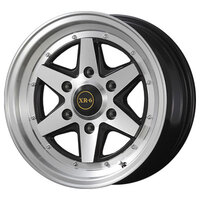 FABULOUS(ファブレス) BARONE ヴァローネ ブラックポリッシュ 16インチ PCD139.7 6穴