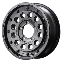 MID(マルカ) NITRO POWER ナイトロパワー バレルブラック 15インチ PCD139.7 5穴