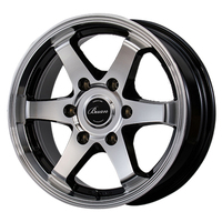 BUAN(舞杏) KBRACING KBレーシング ブラックポリッシュ 16インチ PCD139.7 6穴