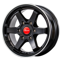 BUAN(舞杏) KBRACING KBレーシング ブラックリングカット 16インチ PCD139.7 6穴