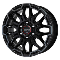 WORK(ワーク) CRAG クラッグ LCG ブラックカットクリアブラックピアスマシニング(BPKPM) 18インチ PCD139.7 6穴