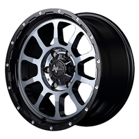 MID(マルカ) NITRO POWER ナイトロパワー ブラック/DC+マシニング/ブラッククリア 15インチ PCD139.7 6穴