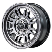 MID(マルカ) NITRO POWER ナイトロパワー スティールクリア 15インチ PCD139.7 6穴