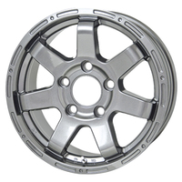 HOT STUFF(ホットスタッフ) MAD CROSS マッドクロス ダークシルバー 16インチ PCD139.7 5穴