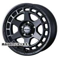 Weds(ウェッズ) WEDS ADVENTURE ウェッズアドベンチャー フルマットブラック 17インチ PCD139.7 6穴
