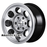 MID(マルカ) MID WHEELS メタリックグレー/ポリッシュ 16インチ PCD114.3 5穴
