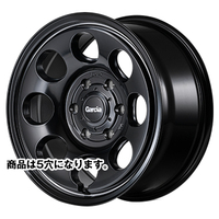 MID(マルカ) MID WHEELS セミグロスブラック/ヴァーレイポリッシュ 16インチ PCD114.3 5穴