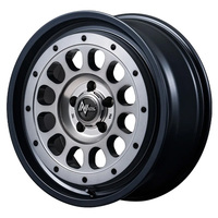 MID(マルカ) NITRO POWER ナイトロパワー セミグロススモーク/マシンドフェイス(SSM) 18インチ PCD114.3 5穴