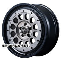 MID(マルカ) NITRO POWER ナイトロパワー R12 HOWITZER(ハウザー) セミグロススモーク/マシンドフェイス(SSM) 17インチ PCD139.7 6穴