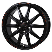 JAPAN三陽(ジャパン) MONZAJAPAN JP-STYLE モンツァジャパン ジェイピースタイル パールブラック/レッドライン 18インチ PCD114.3 5穴