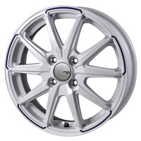 JAPAN三陽(ジャパン) MONZAJAPAN JP-STYLE モンツァジャパン ジェイピースタイル グロスホワイト/ブルーティント 15インチ PCD100.0 4穴