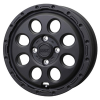 HOT STUFF(ホットスタッフ) MAD CROSS マッドクロス マットブラック 15インチ PCD100.0 4穴