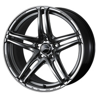 Weds(ウェッズ) WedsSport ウェッズスポーツ PSB(プラチナシルバーブラック) 18インチ PCD100.0 5穴