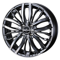 Weds(ウェッズ) LEONIS レオニス BMCMC(ブラックメタルコート/ミラーカット) 16インチ PCD100.0 4穴