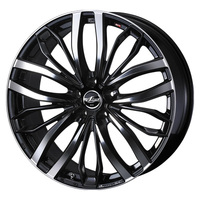 Weds(ウェッズ) LEONIS レオニス PBMC(パールブラック/ミラーカット) 20インチ PCD114.3 5穴