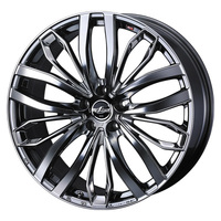 Weds(ウェッズ) LEONIS レオニス BMCMC(ブラックメタルコート/ミラーカット) 17インチ PCD114.3 5穴