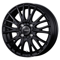 KIT JAPAN(コーセイ) QRASIZ クレイシズ マットブラック 14インチ PCD100.0 4穴