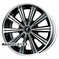SUPER STAR(スーパースター) PURE SPIRITS ピュアスピリッツ ブラックポリッシュ 22インチ PCD139.7 6穴