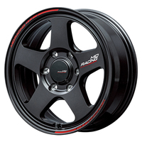 MID(マルカ) MID RACING ターマックブラック 16インチ PCD139.7 6穴