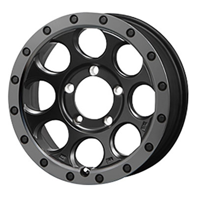 MLJ XTREME-J エクストリームジェイ XJ03 フラットブラック・スモークフランジ 17インチ PCD114.3 5穴