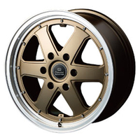 AKUT(アクト) ZERObreak ゼロブレイク ダークブロンズ/ポリッシュ 16インチ PCD139.7 6穴