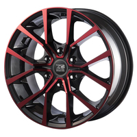 AKUT(アクト) ZERObreak ゼロブレイク ブラックポリッシュ/キャンディレッド 16インチ PCD139.7 6穴