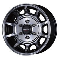 CRIMSON(クリムソン) HOKUTO Racing ホクトレーシング ブラックポリッシュ 16インチ PCD139.7 6穴