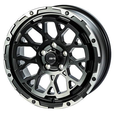 4×4Engineering(エンジニアリング) Air/G エアージー マットブラック/リムDC 16インチ PCD139.7 5穴